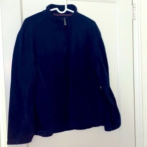 bass navy quarter zip sweater size: L